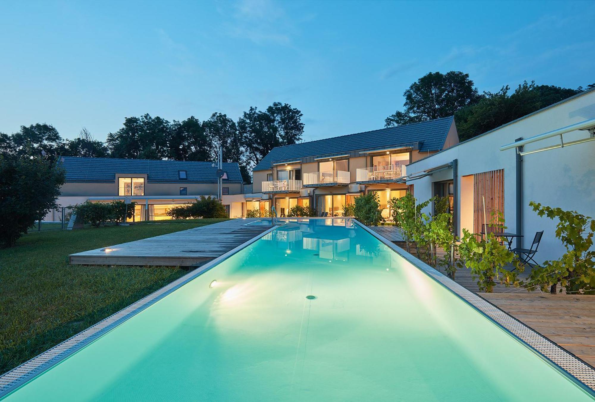 Hideaway An Der Weinstrasse - Pool & Sauna - Apartments Anderlage Spielfeld Exterior foto
