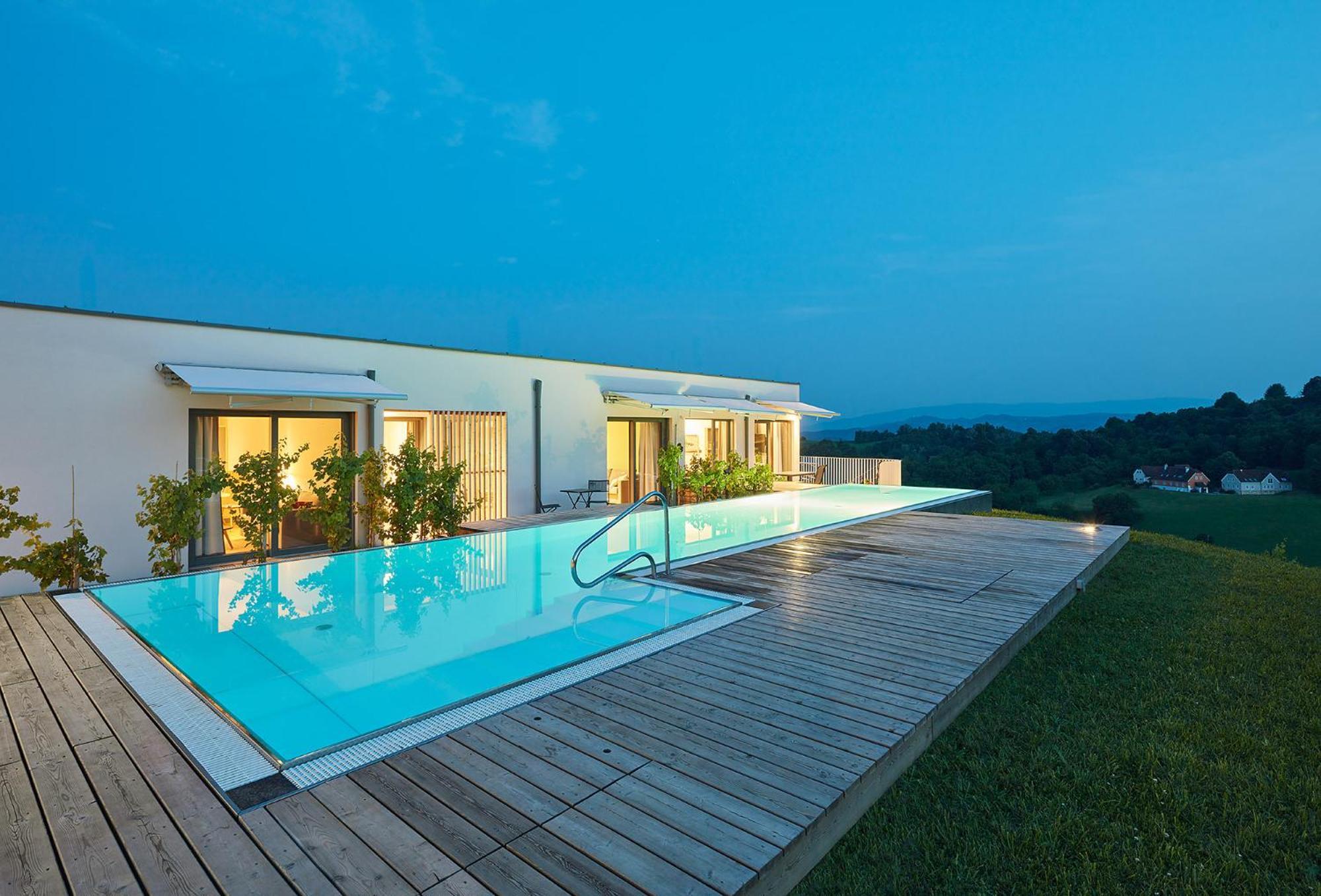 Hideaway An Der Weinstrasse - Pool & Sauna - Apartments Anderlage Spielfeld Exterior foto